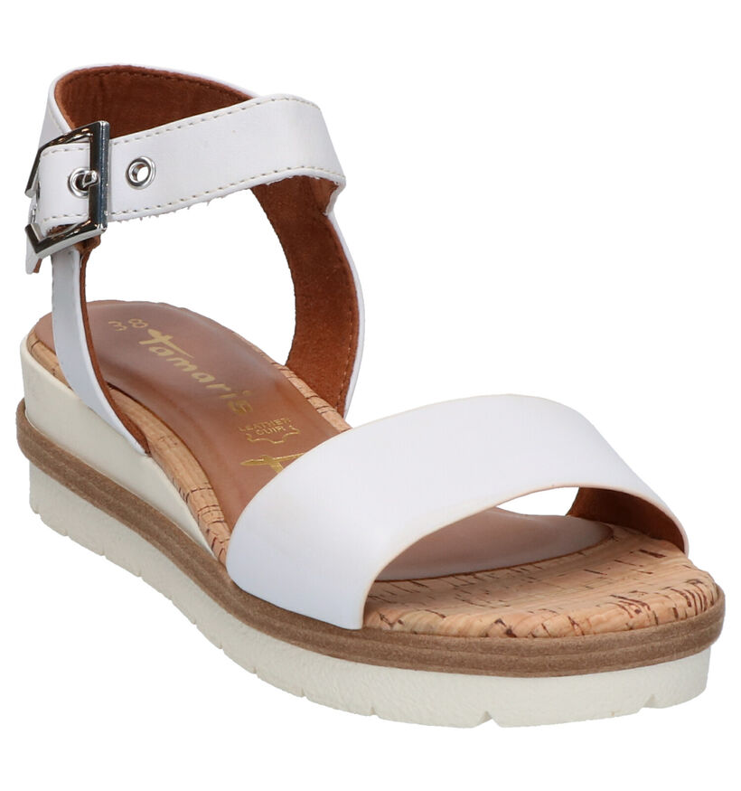 Tamaris TOUCH it Sandales en Blanc en cuir (269794)