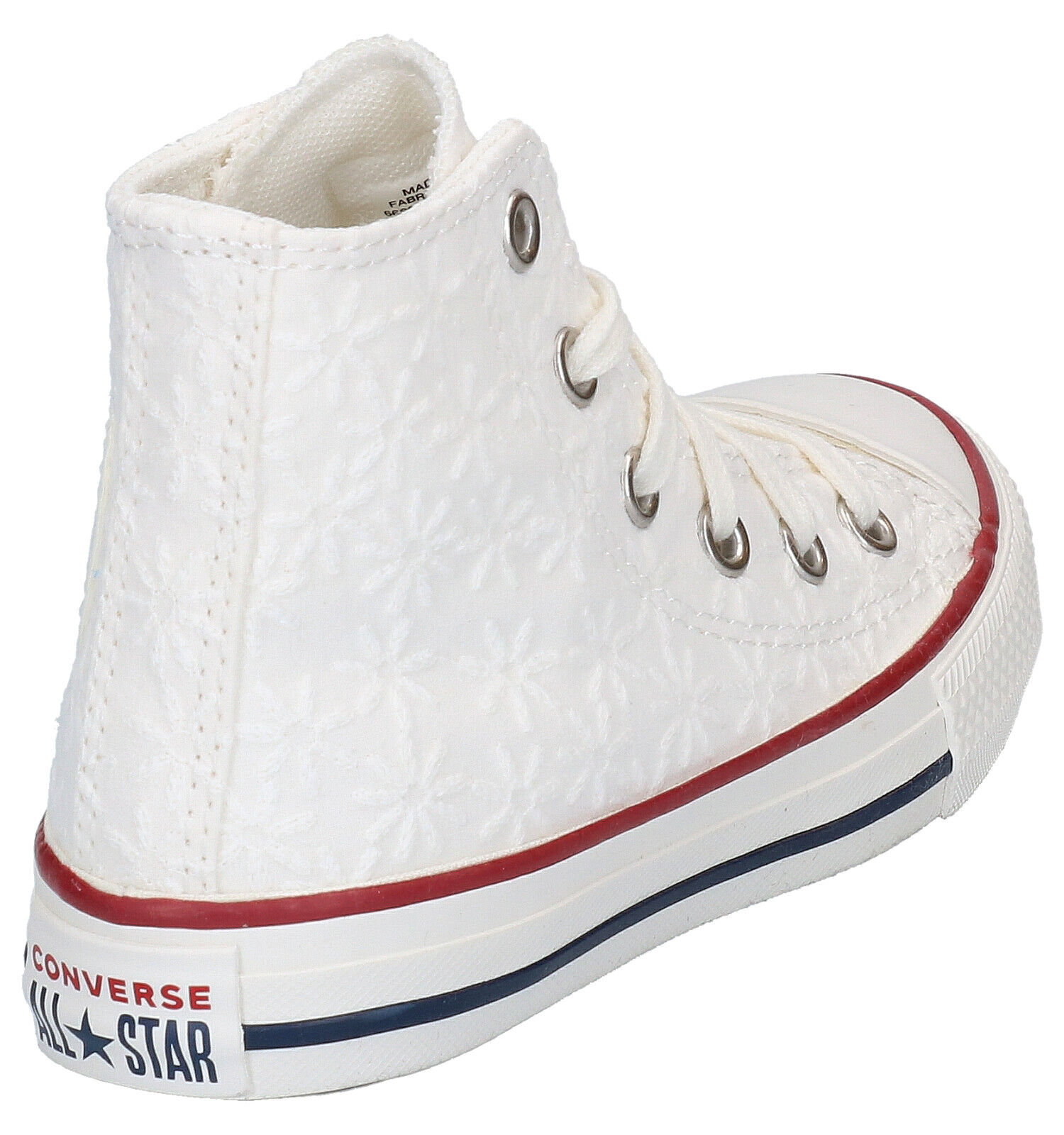 Witte Hoge Sneakers Converse Chuck Taylor All Star Meisjes