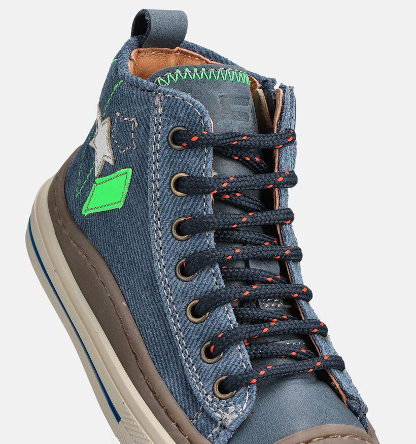 FR by Romagnoli Chaussures hautes en Bleu pour garçons (364839) - pour semelles orthopédiques