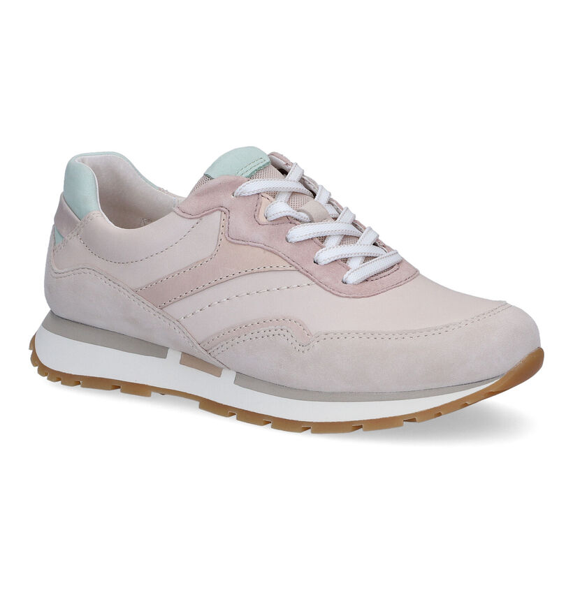 Gabor OptiFit Witte Sneakers voor dames (306213) - geschikt voor steunzolen