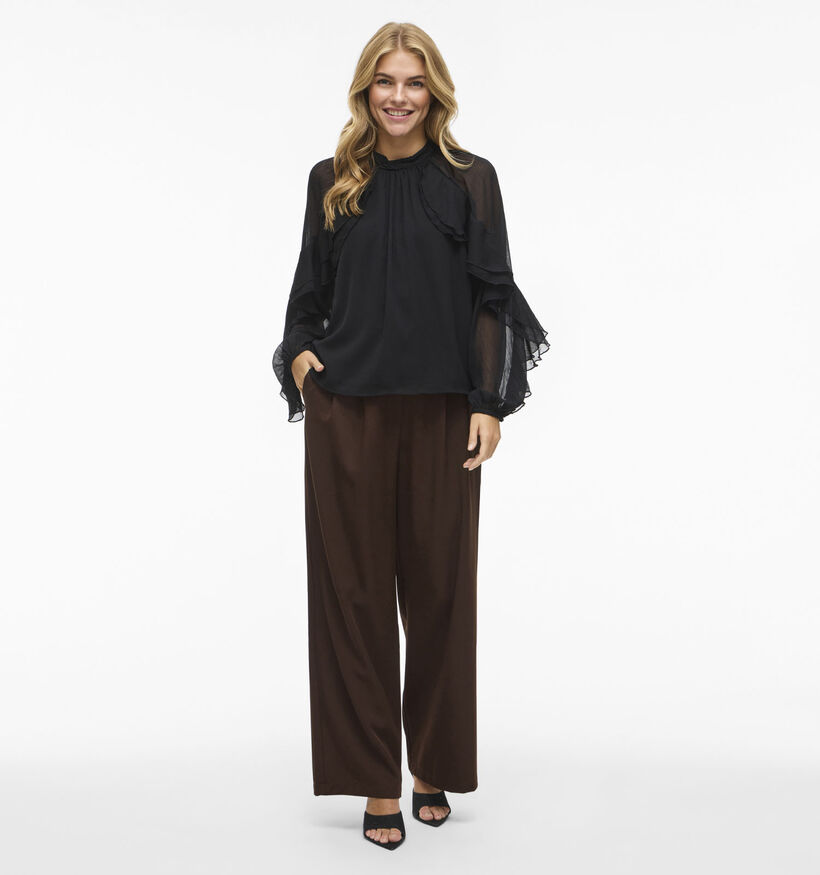 Vila Binna Blouse en Noir pour femmes (365577)