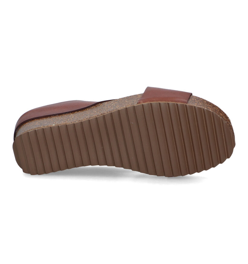 Hee Cognac Slippers voor dames (322720)