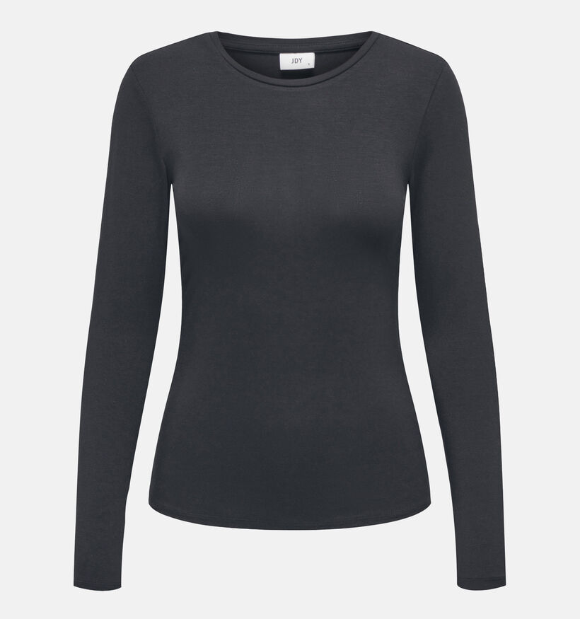 JDY Mila Longsleeve Zwarte T-shirt voor dames (362430)