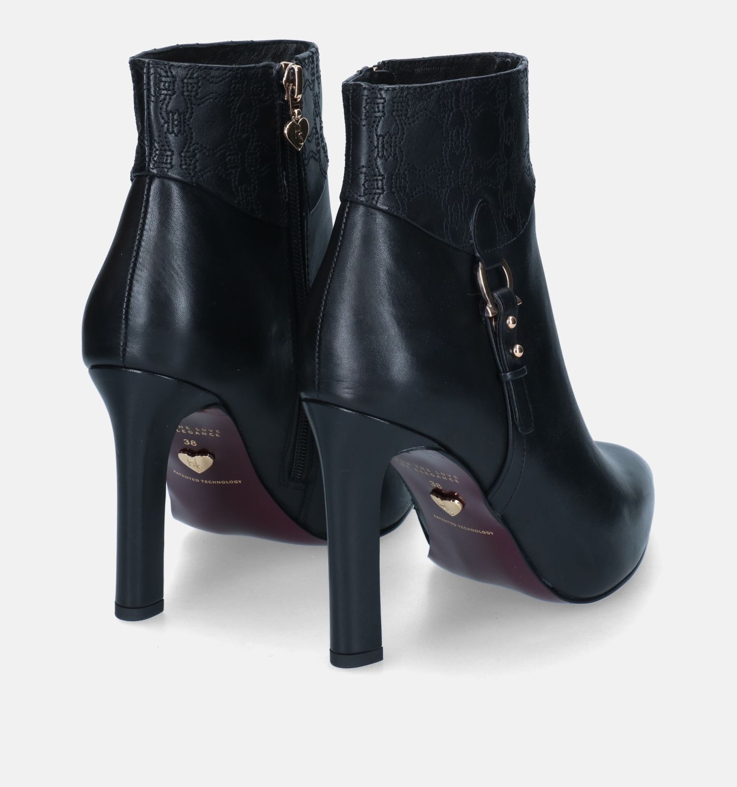 Tamaris Heart Sole Zwarte Enkellaarzen Dames Enkellaarsjes Online op TORFS.BE