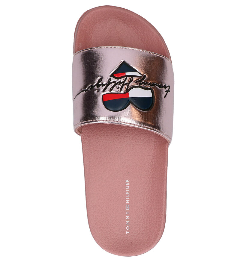 Tommy Hilfiger Roze Slippers in kunstleer (266547)