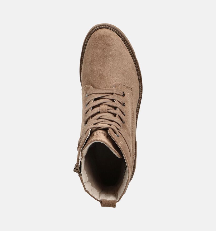 Jana Boots à lacets en Beige pour femmes (362906) - pour semelles orthopédiques
