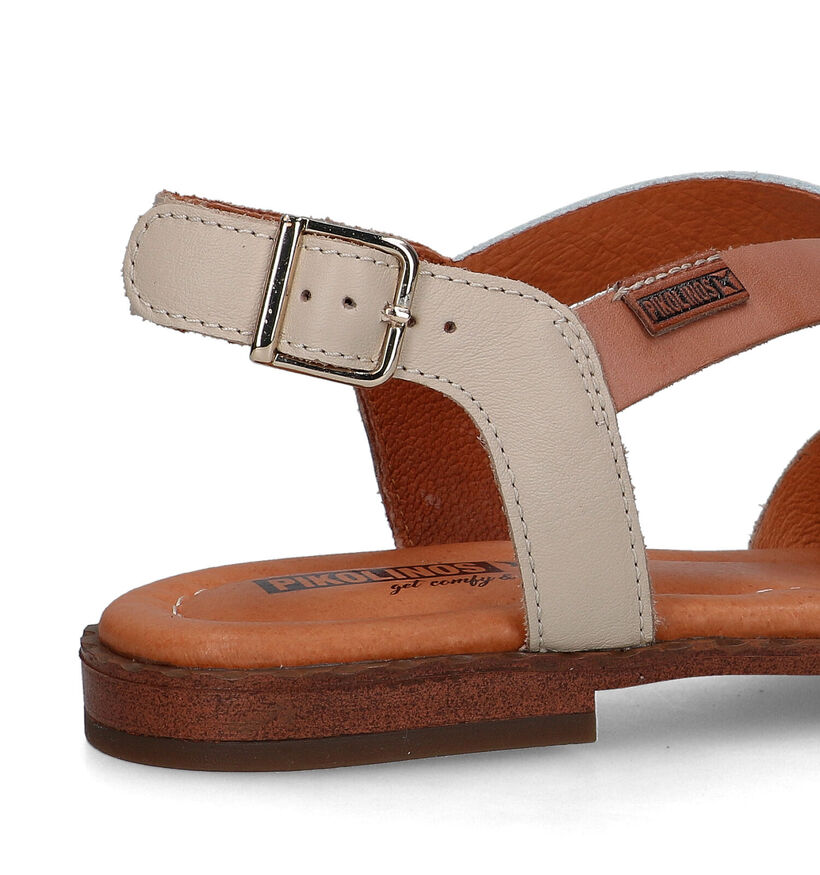 Pikolinos Algar Beige Platte sandalen voor dames (339572)