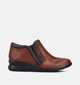 Rieker Cognac Comfortschoenen met Rits voor dames (360464) - geschikt voor steunzolen