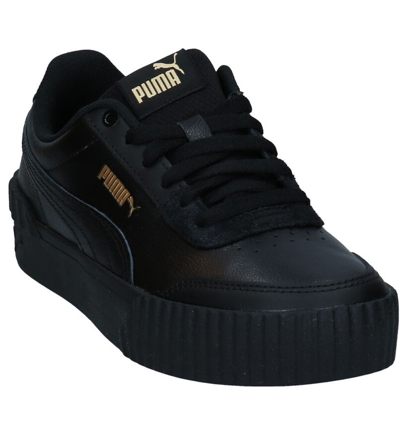 Puma Carina Zwarte Sneakers in kunstleer (276778)