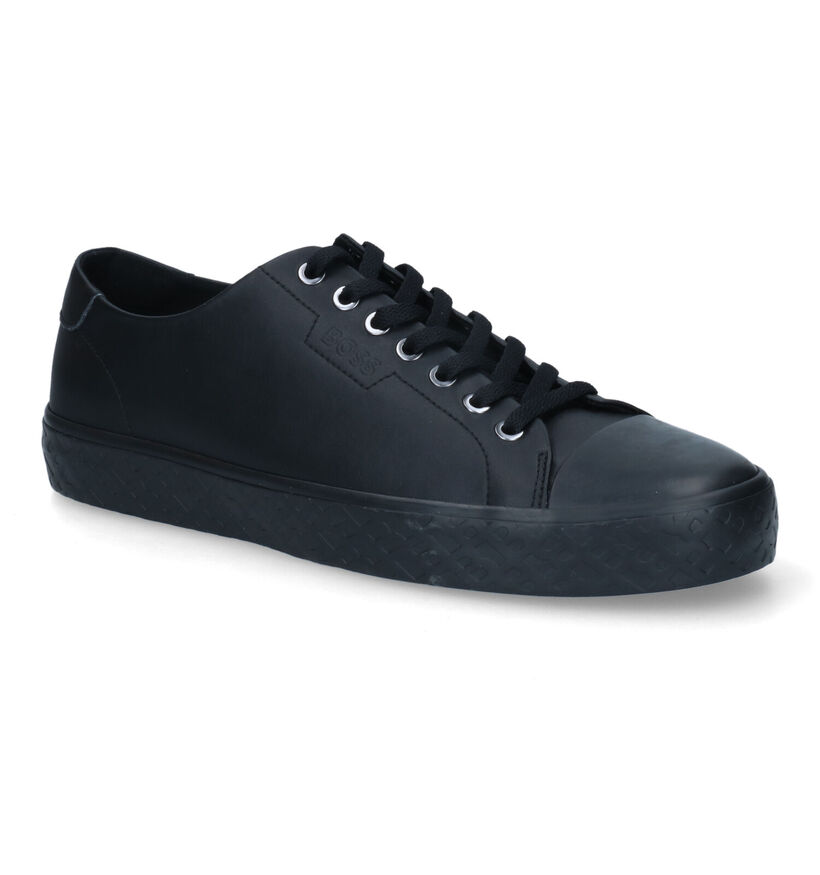 Hugo Boss Aiden Tenn Chaussures à lacets en Noir en simili cuir (311063)