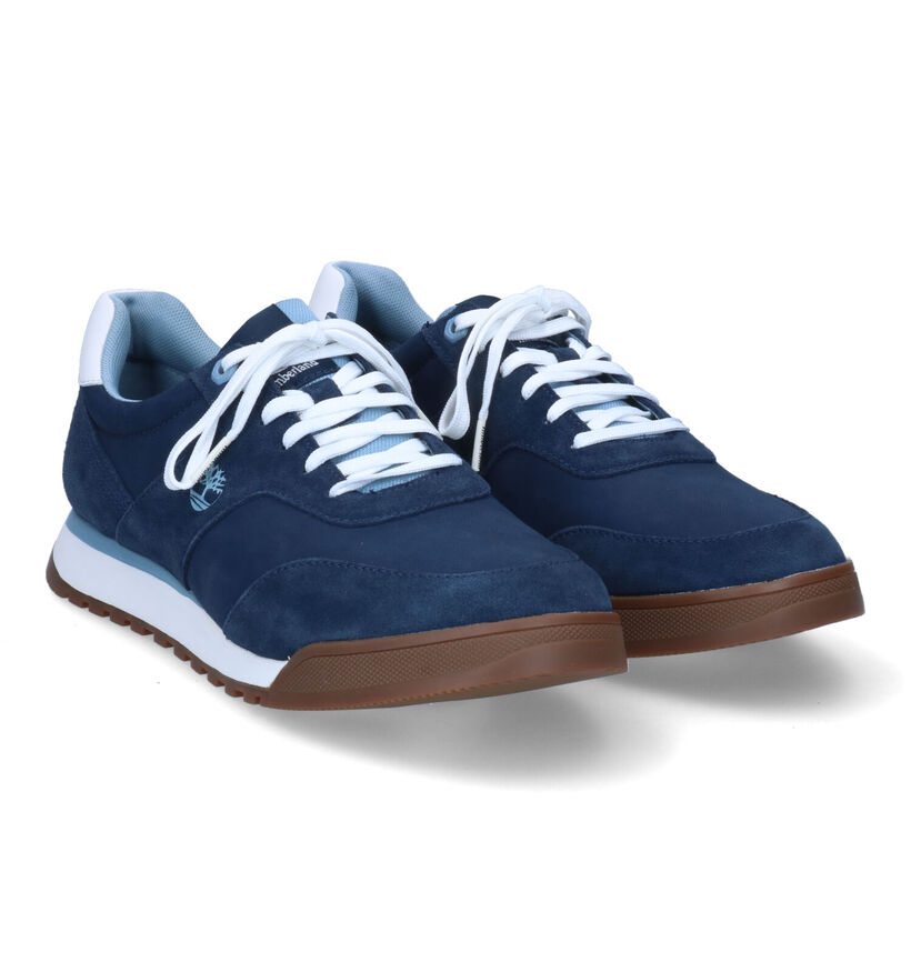 Timberland Miami Coast Blauwe Veterschoenen in daim (303815)