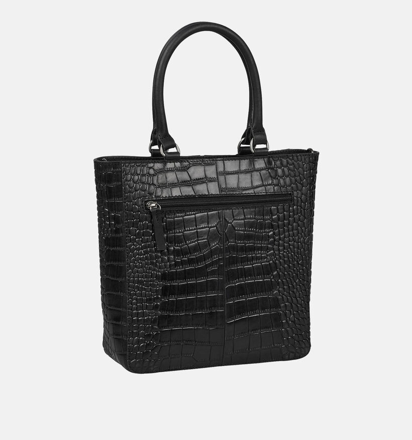 Burkely Colbie Zwarte Croco Shopper voor dames (362991)