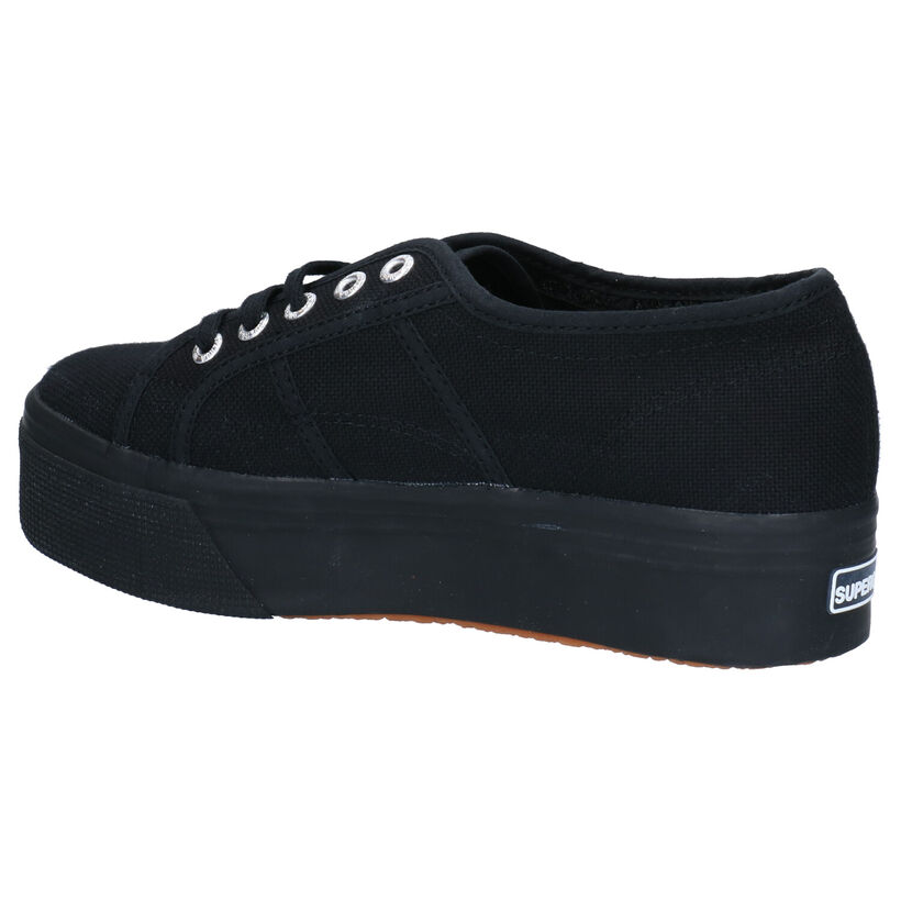 Superga Zwarte Sneakers in stof (284302)