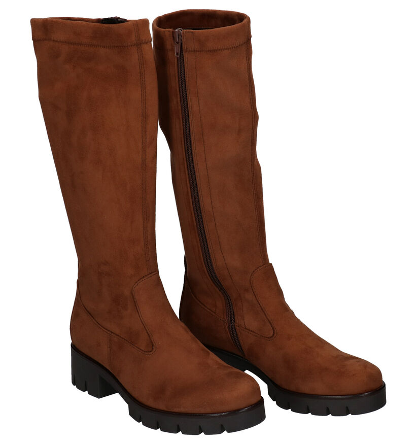 Gabor Best Fitting Cognac Laarzen in stof (297479)