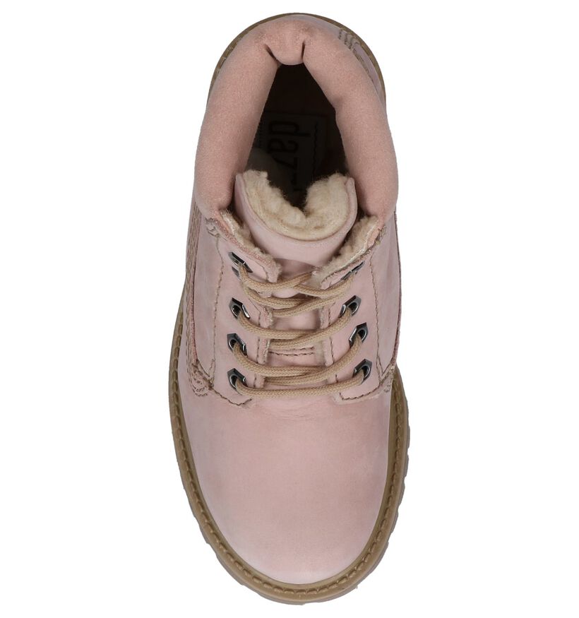 Lichtroze Dazzle Veterboots in nubuck (223857)