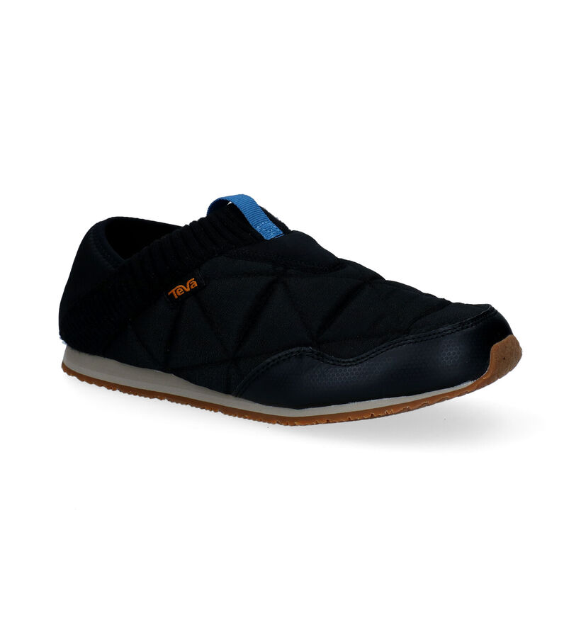 Teva Zwarte Pantoffels in stof (296727)