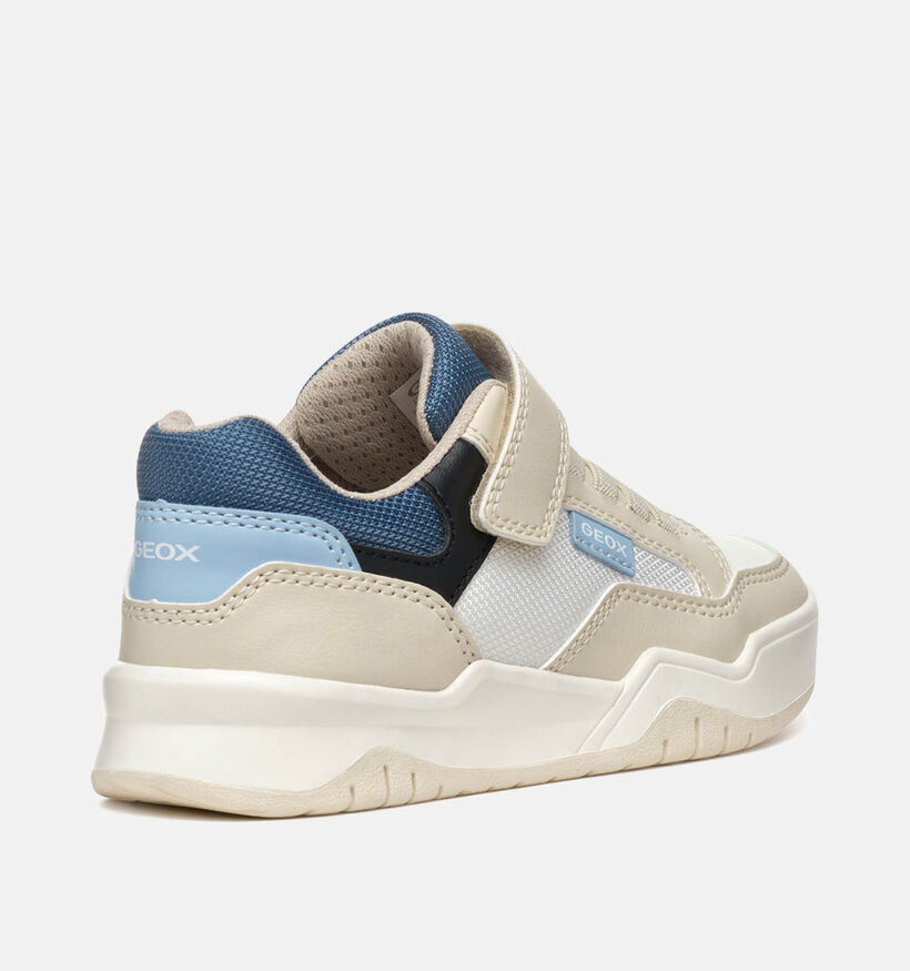 Geox Perth Chaussures à scratch en Beige pour garçons (351657) - pour semelles orthopédiques