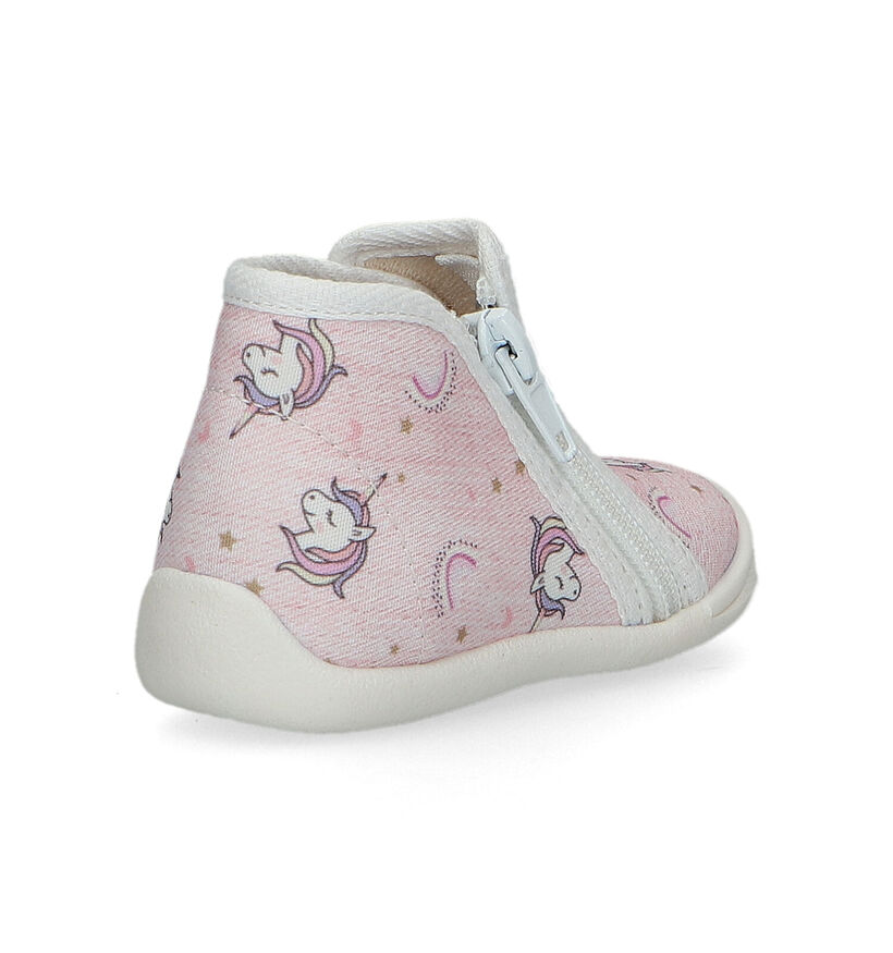 Bellamy Giula Pantoufles pour bébé en Rose pour filles (325272)