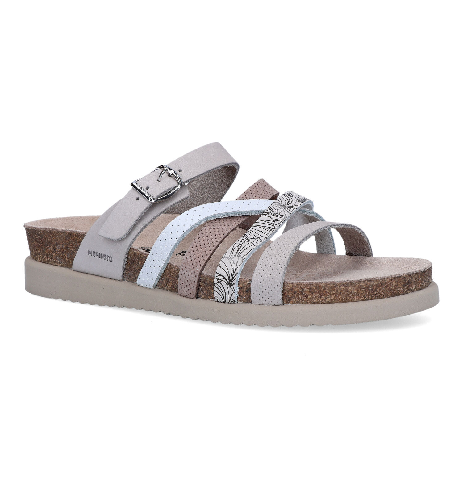 Mephisto Huleda Taupe Slippers Dames Slippers Online op TORFS.BE