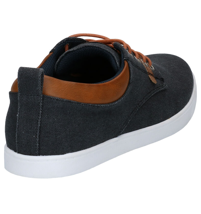 Bullboxer Casual Donkergrijze Schoenen in stof (284425)