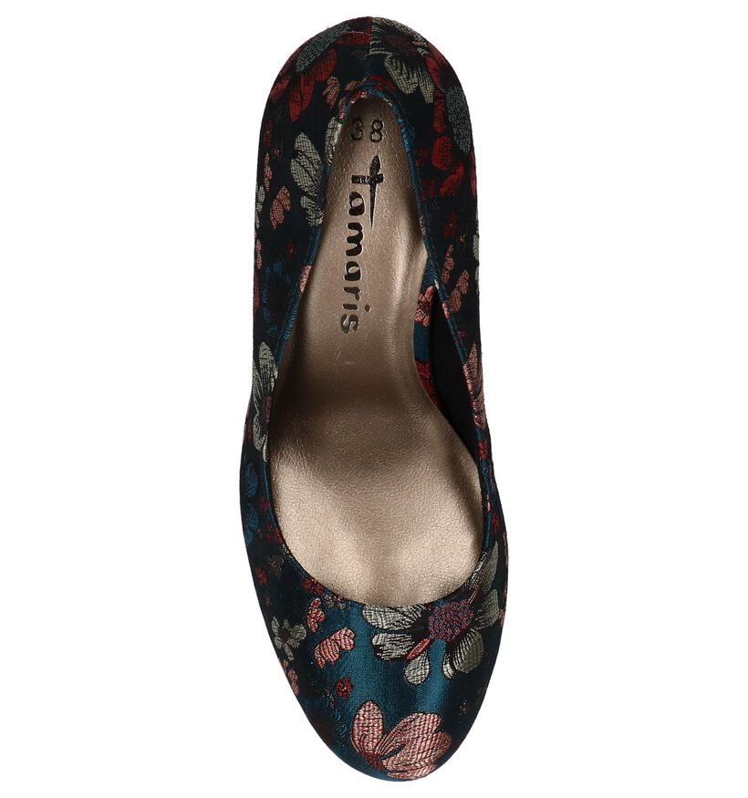 Turquoise Pumps met Hoge Hak Tamaris, , pdp