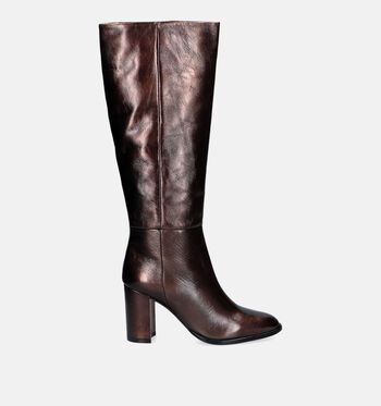 Bottes hautes bronze