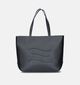 Crinkles Zwarte Shopper met rits voor dames (349842)