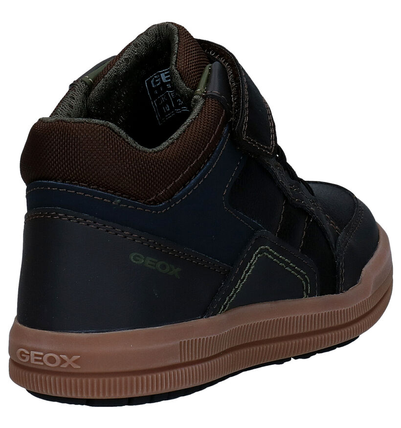 Geox Arzach Zwarte Sneakers in kunstleer (295084)