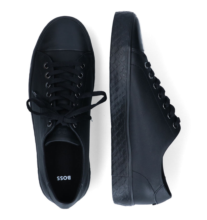 Hugo Boss Aiden Tenn Chaussures à lacets en Noir en simili cuir (311063)
