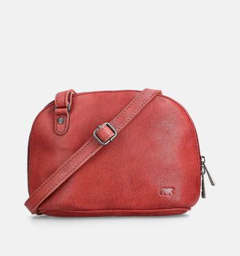 Bear Design Crossbody tassen Zwart/Cognac/Rood