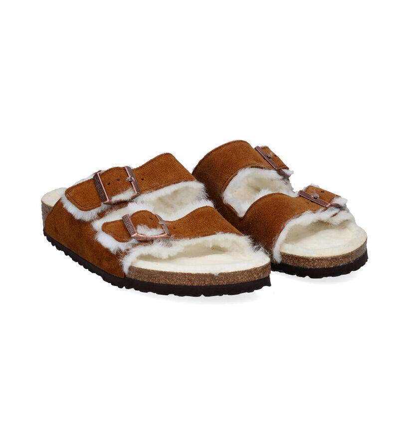 Birkenstock Arizona Grijze Slippers voor heren (330622)