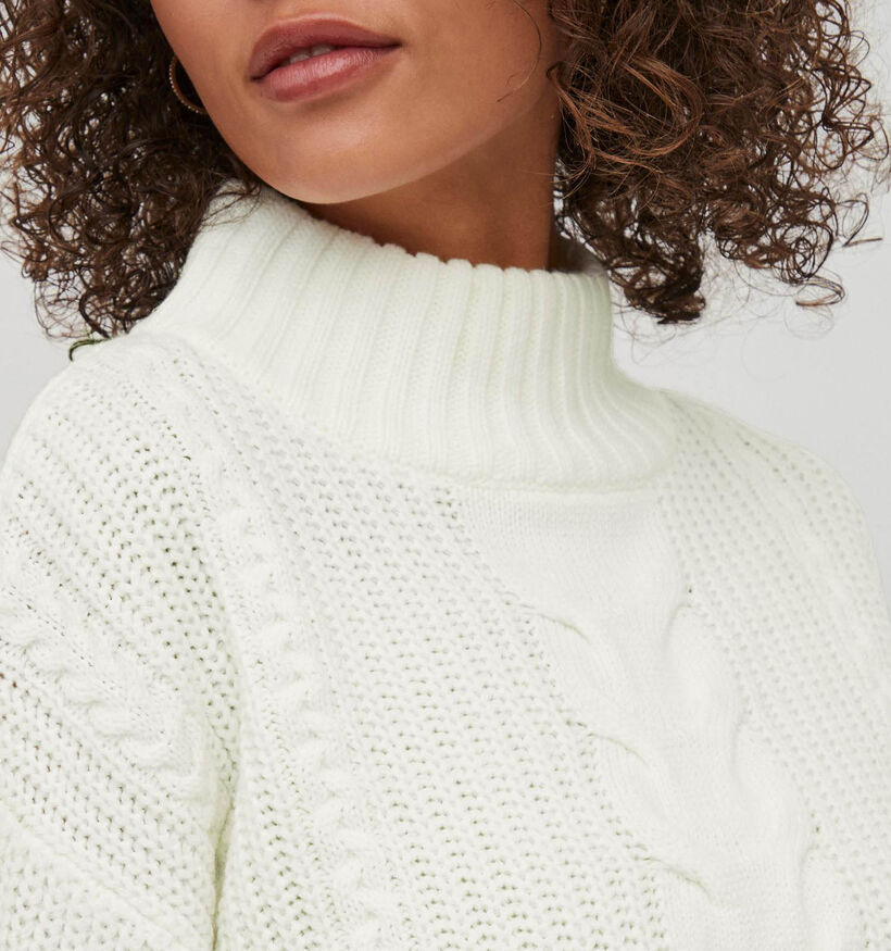 Vila High-Neck Witte Trui (317854)