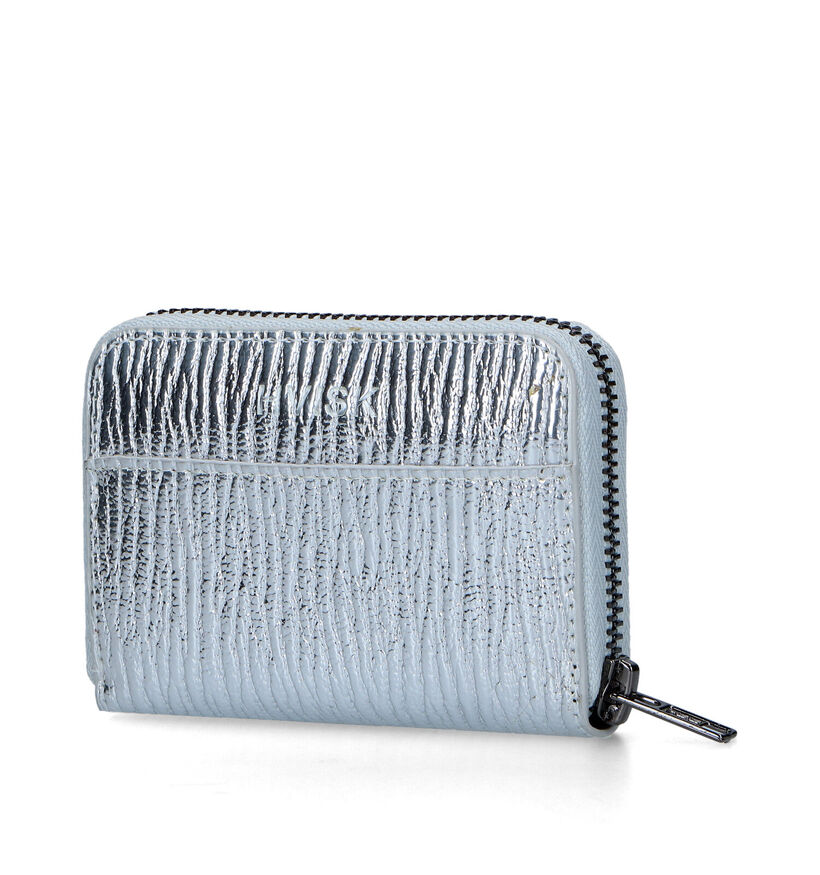 Hvisk Wallet Zip Zilveren Vegan Ritsportemonnee voor dames (318517)