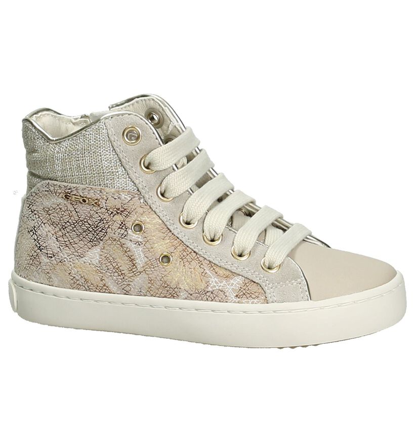 Geox Sneaker Hoog Beige in kunstleer (190714)