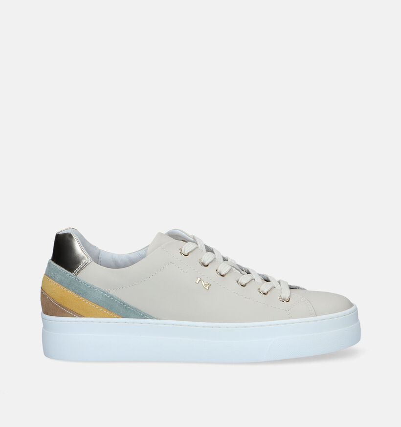 NeroGiardini Witte Sneakers voor dames (337179) - geschikt voor steunzolen