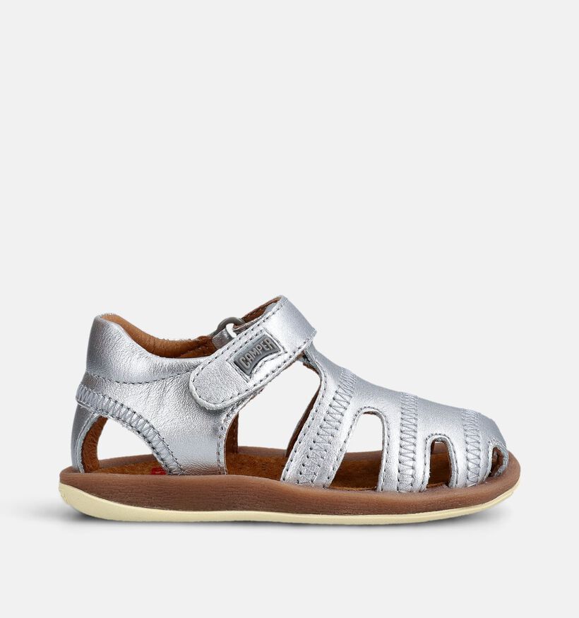Camper Sandales pour b&eacute;b&eacute; en Argent pour filles (370739)