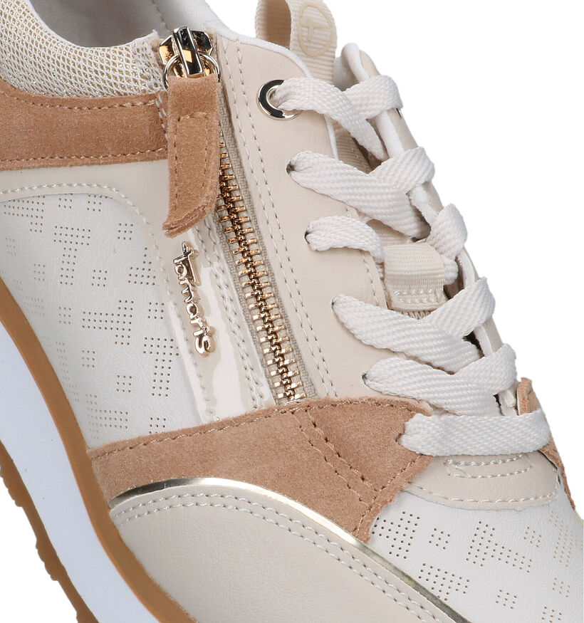 Tamaris Beige Sneakers voor dames (320533) - geschikt voor steunzolen