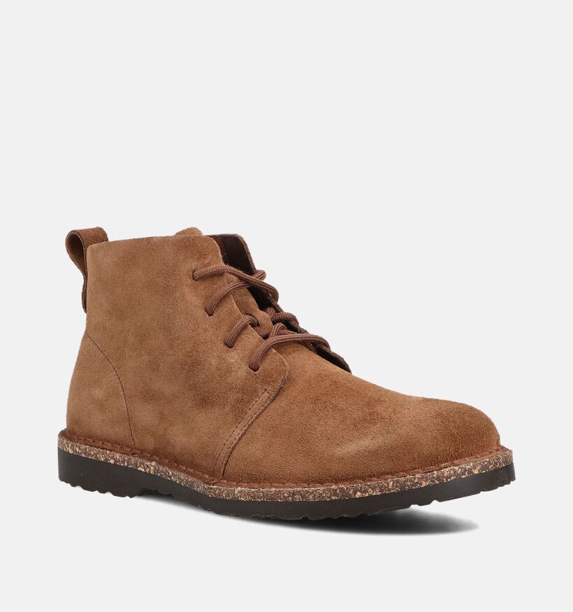Birkenstock Uppsala Mid Cognac Geklede Boots voor heren (360277) - geschikt voor steunzolen
