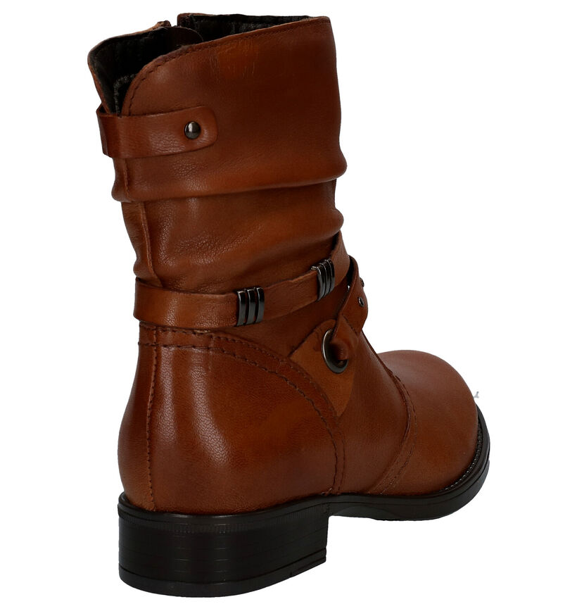 Loli Laly Bottes basses en Cognac en cuir (278478)