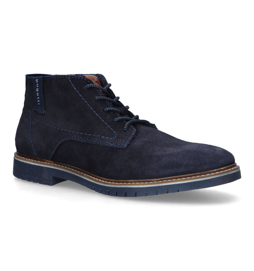 Bugatti Chaussures hautes en Bleu foncé pour hommes (328581)