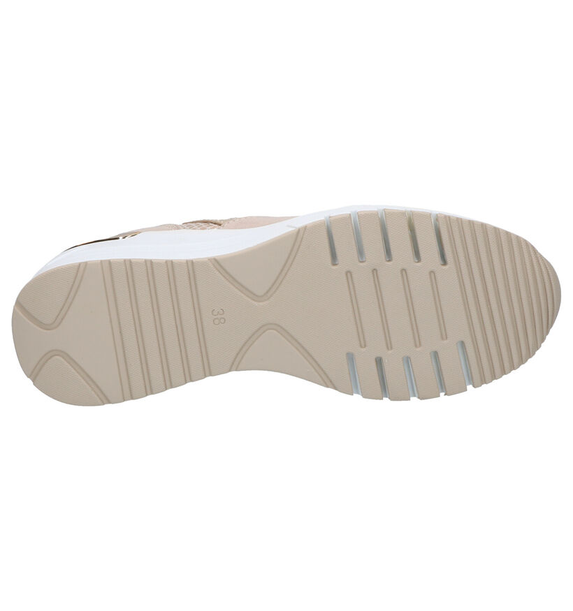 Youh! Relaxed Step Chaussures à lacets en Beige en simili cuir (271086)