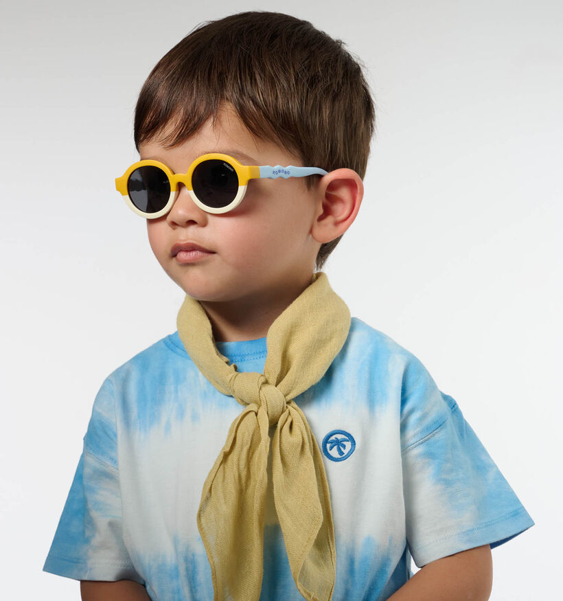 Komono Lele Lemon Triplets Lunettes de soleil en Jaune/Beige pour filles, gar&ccedil;ons (371545)