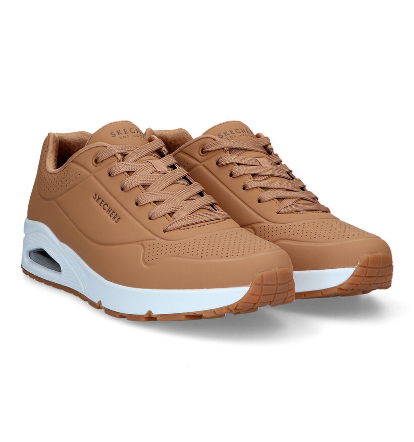 Skechers Uno Stand On Air Baskets en Noir pour hommes (350318) - pour semelles orthopédiques