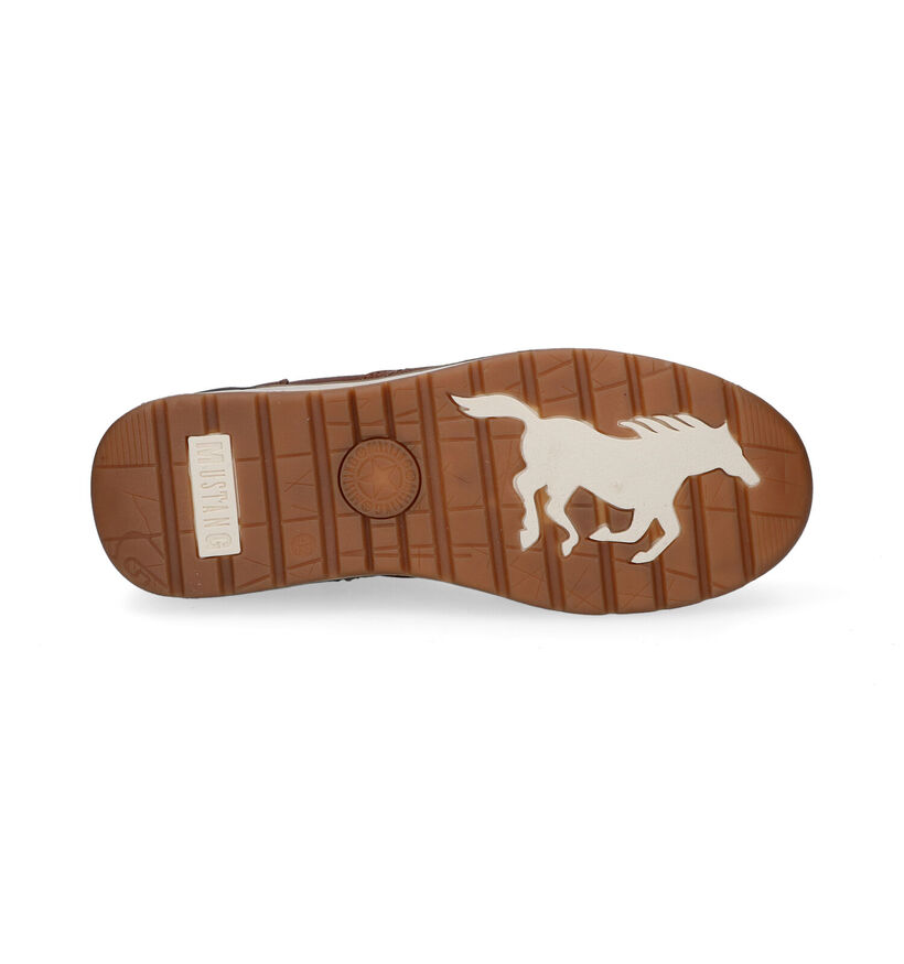 Mustang Cognac Boots in kunstleer (298242)