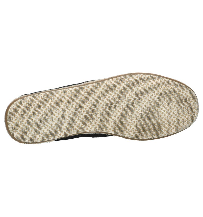 Zwarte Espadrilles Toms in stof (242103)