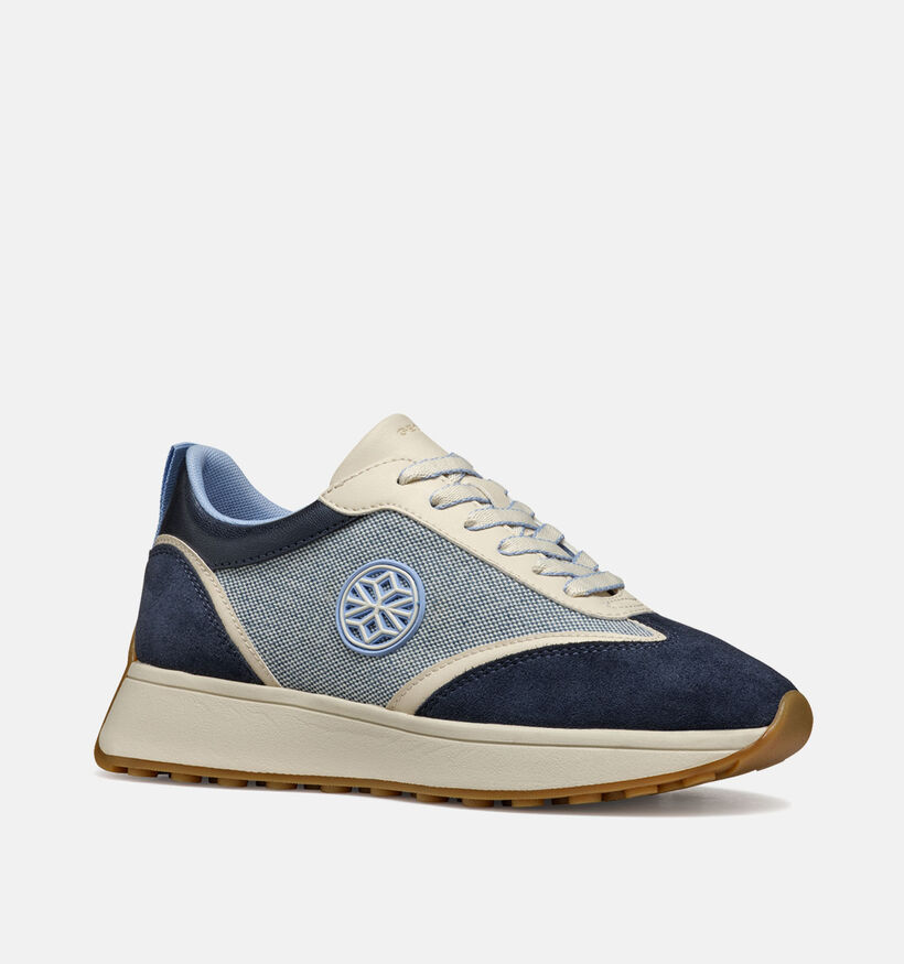Geox Amabel Blauwe Sneakers voor dames (353775) - geschikt voor steunzolen