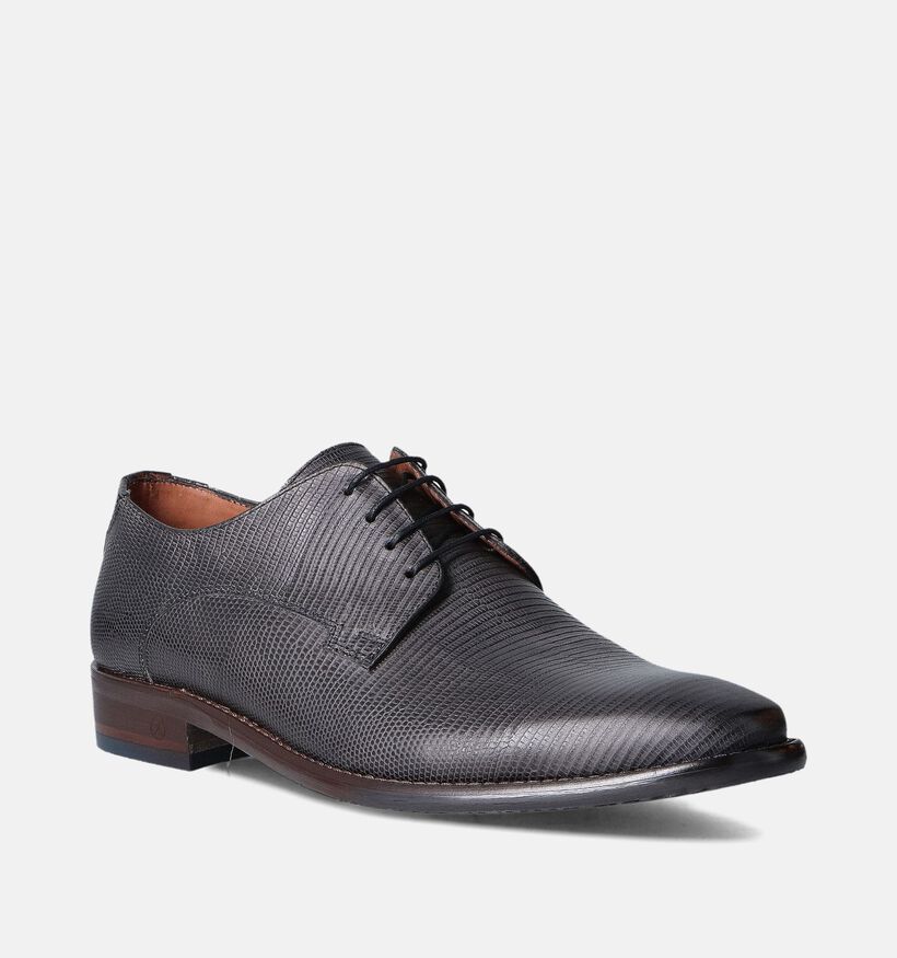 Ambiorix Jrassic Zwarte Geklede schoenen voor heren (356013)