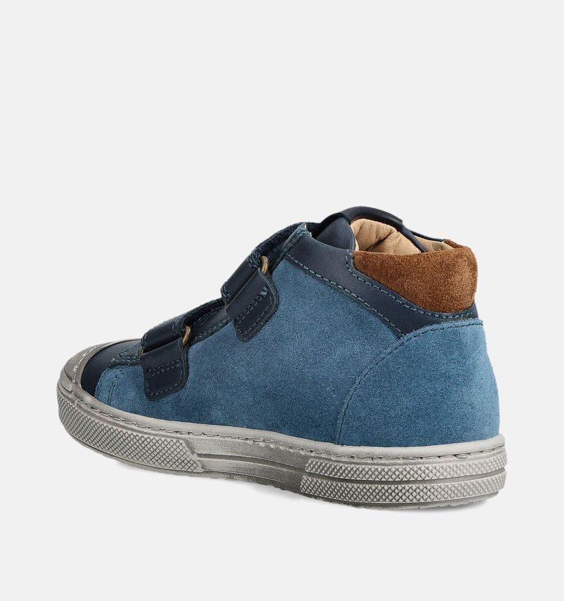 STONES and BONES Rento Blauwe Sneakers voor jongens (362007) - geschikt voor steunzolen