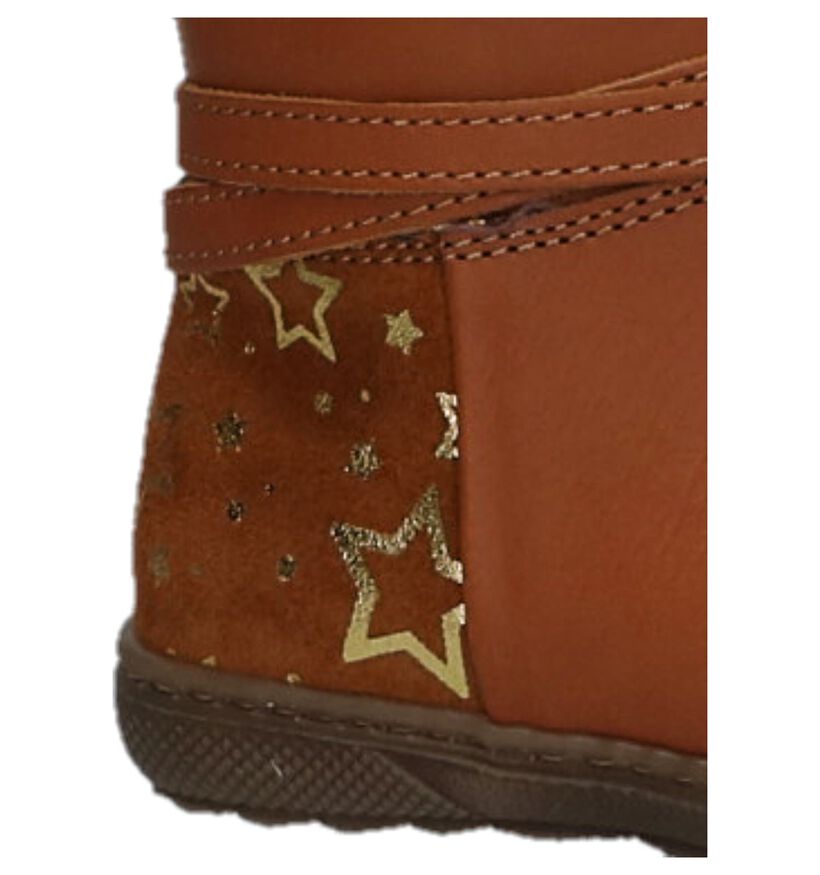 Lunella Bottes basses en Cognac en cuir (223028)