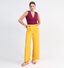 JDY Geggo Pantalon large en Jaune L32 pour femmes (334342)